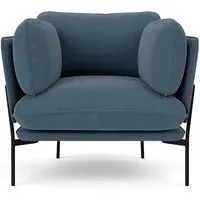 LN1 Cloud Lounge Chair - Re-Wool 768, Warm Black