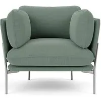 LN1 Cloud Lounge Chair - Re-Wool 858, Chrome
