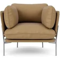 LN1 Cloud Lounge Chair - Silk 0691, Chrome