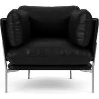 LN1 Cloud Lounge Chair - Silk 0842, Chrome