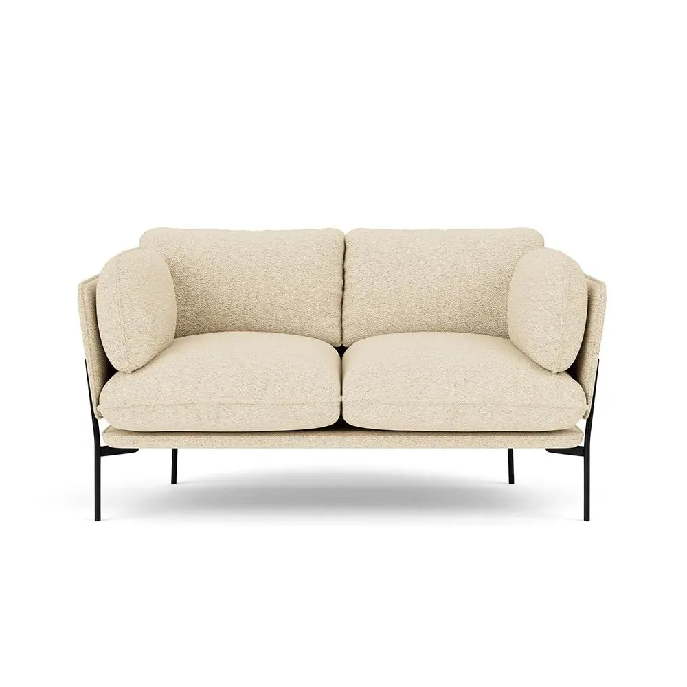 LN2 Cloud 2-Seater Sofa - Karakorum 001, Warm Black image