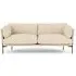 LN3.2 Cloud 3-Seater Sofa - Karakorum 001, Warm Black