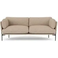 LN3.2 Cloud 3-Seater Sofa - Karakorum 003, Warm Black