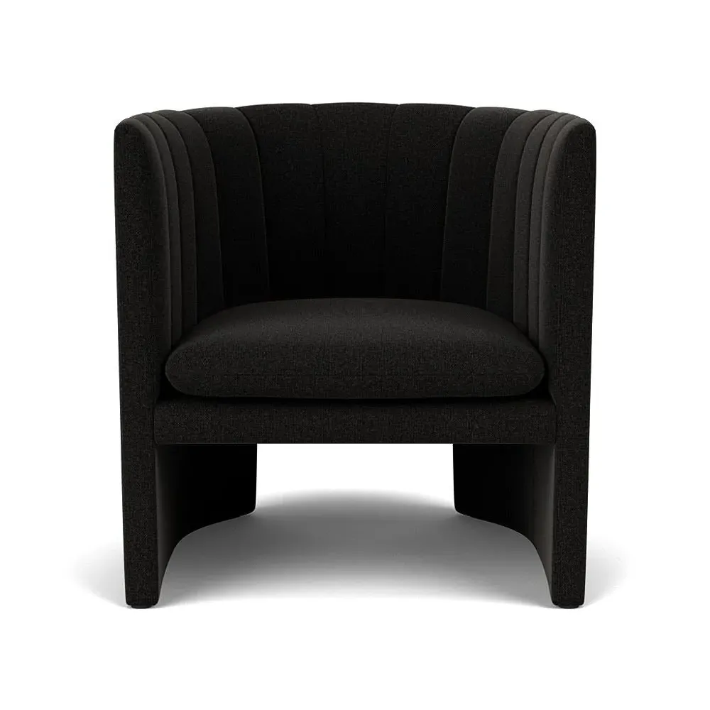 Loafer Lounge Chair with Quilting - Re-Wool