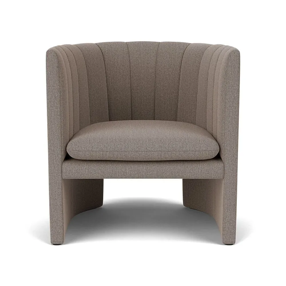 Loafer Lounge Chair with Quilting - Re-Wool