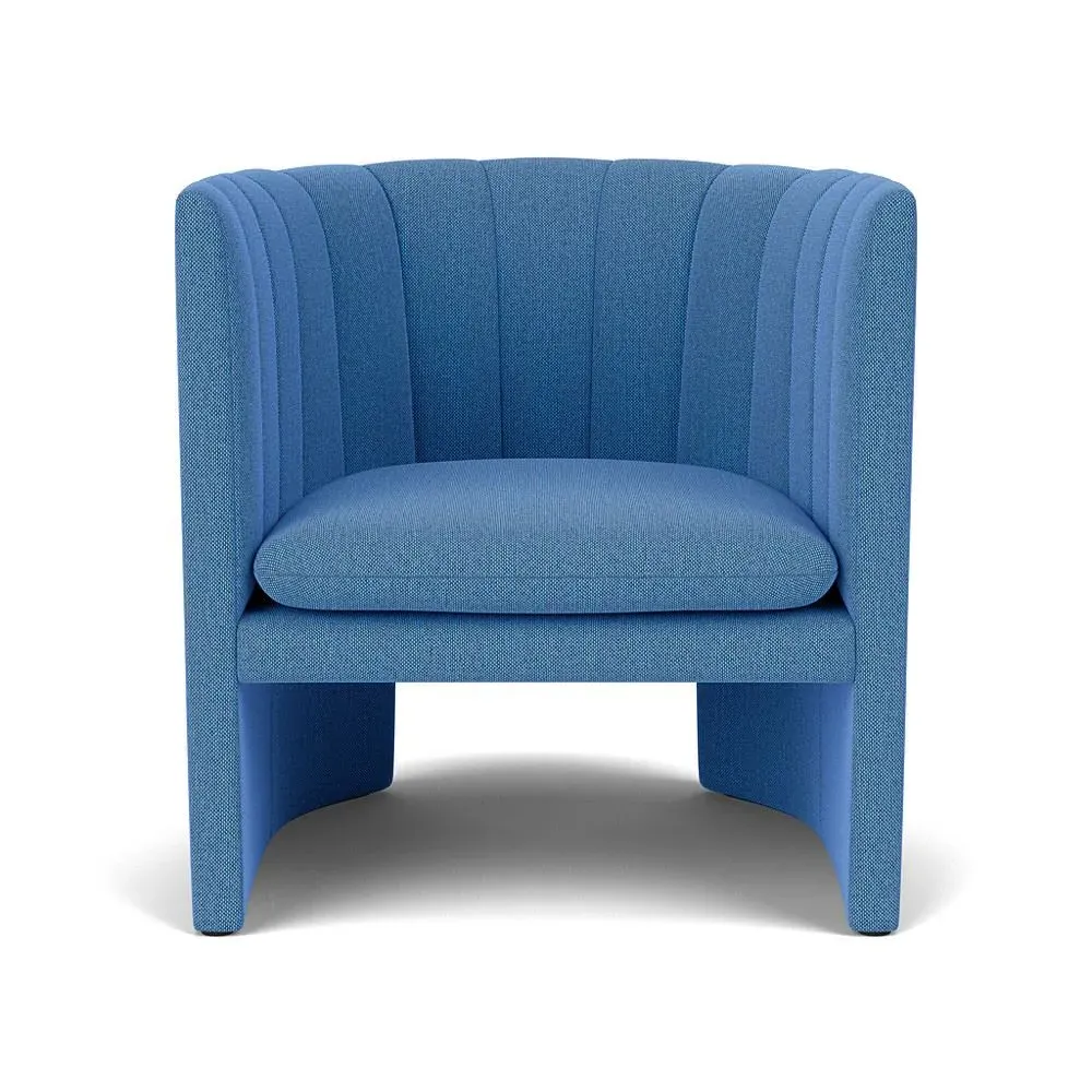 Loafer Lounge Chair with Quilting - Re-Wool