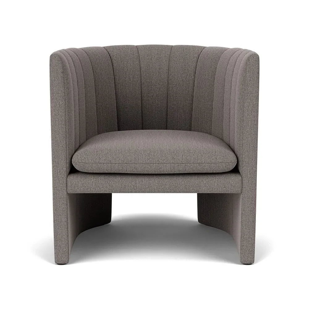 Loafer Lounge Chair with Quilting - Re-Wool image