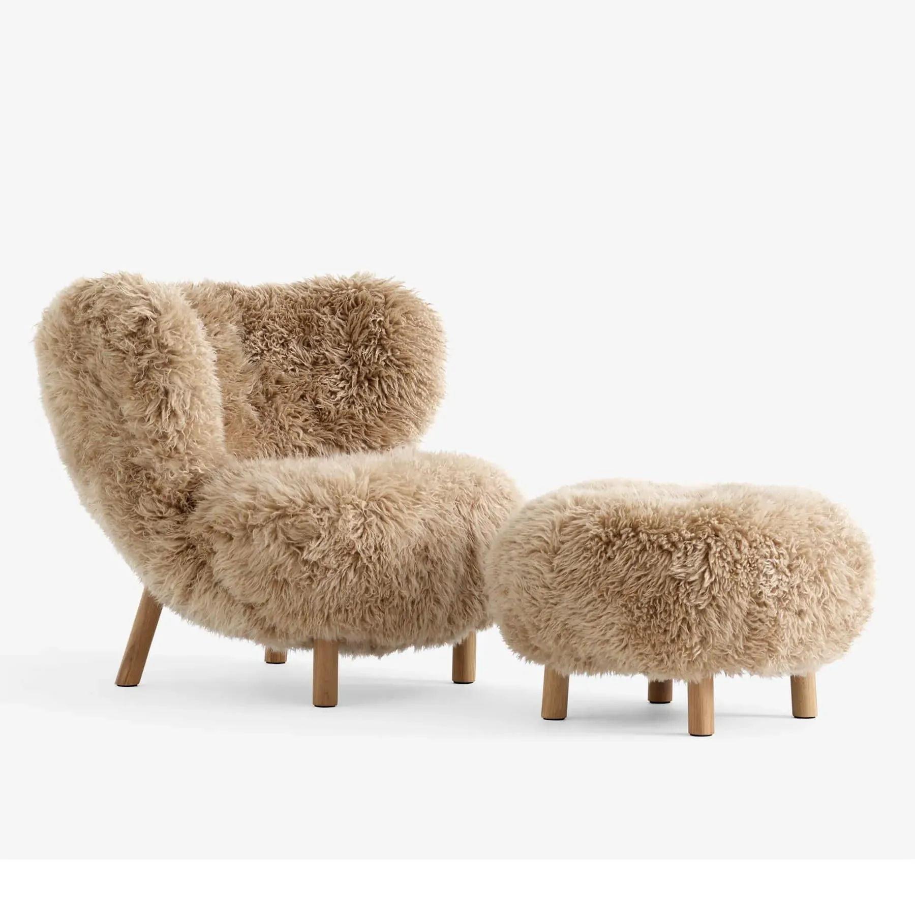 Lounge Chair - Honey, Sheepskin