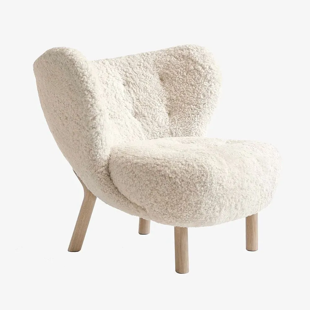 Lounge Chair - Moonlight, Sheepskin