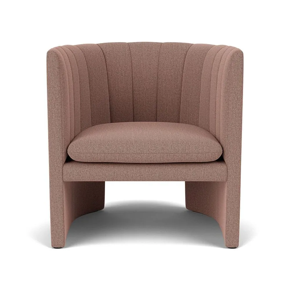 Lounge Chair with Quilted Upholstery - Fabric