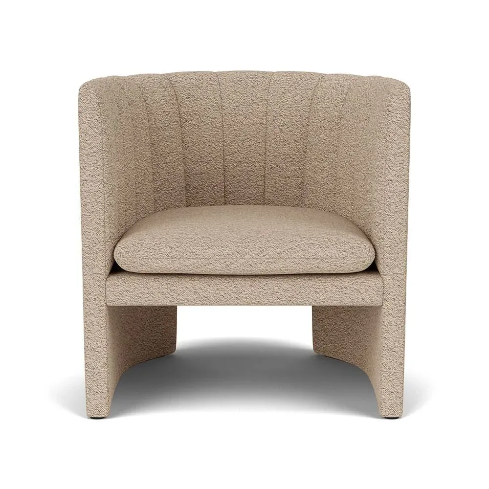 Lounge Chair with Quilted Upholstery - Fabric