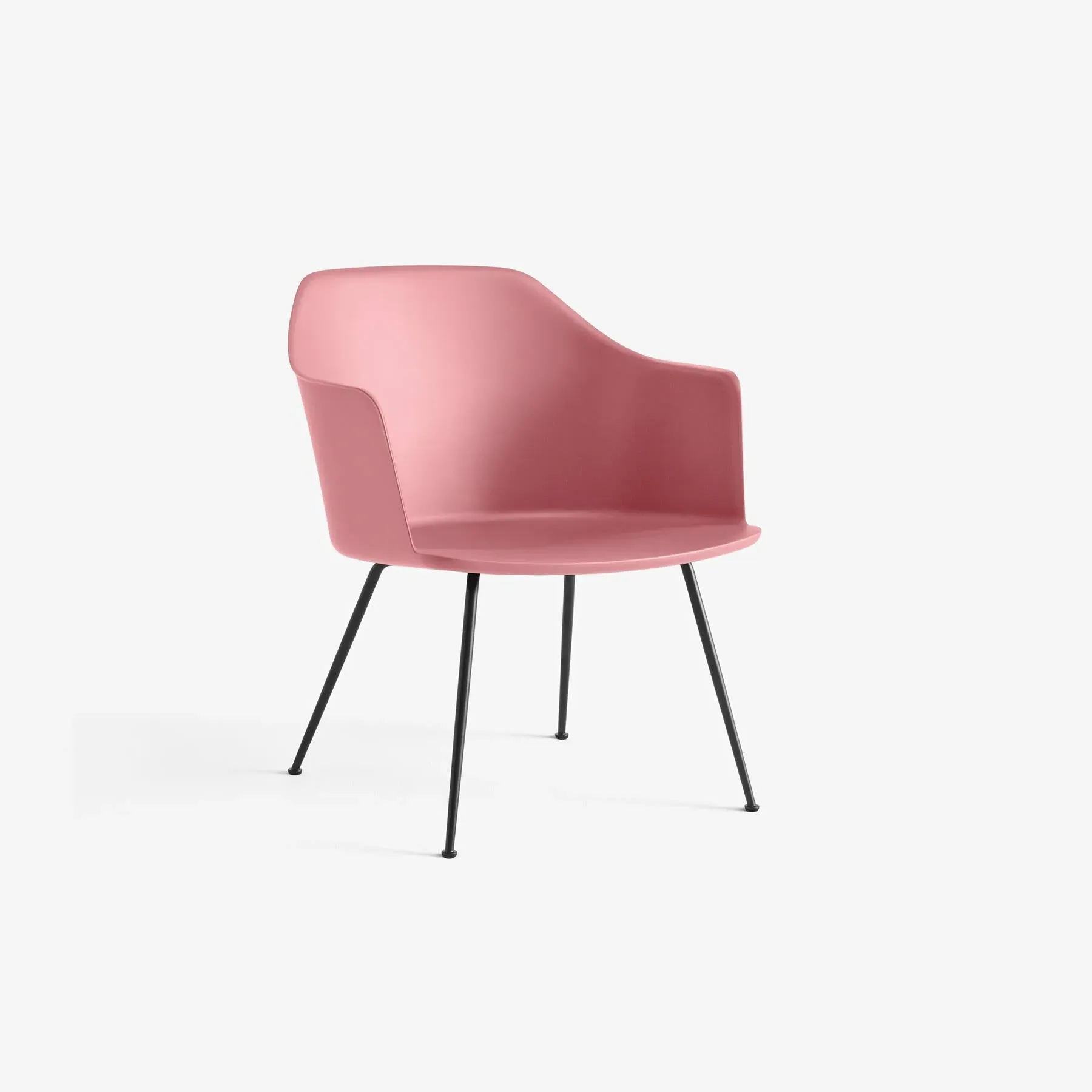 Lounge Chair with Splayed Legs - Pink
