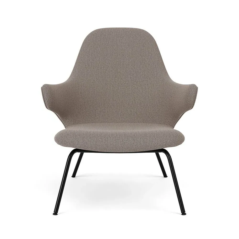 Lounge Chair with Tube Base - Re-Wool