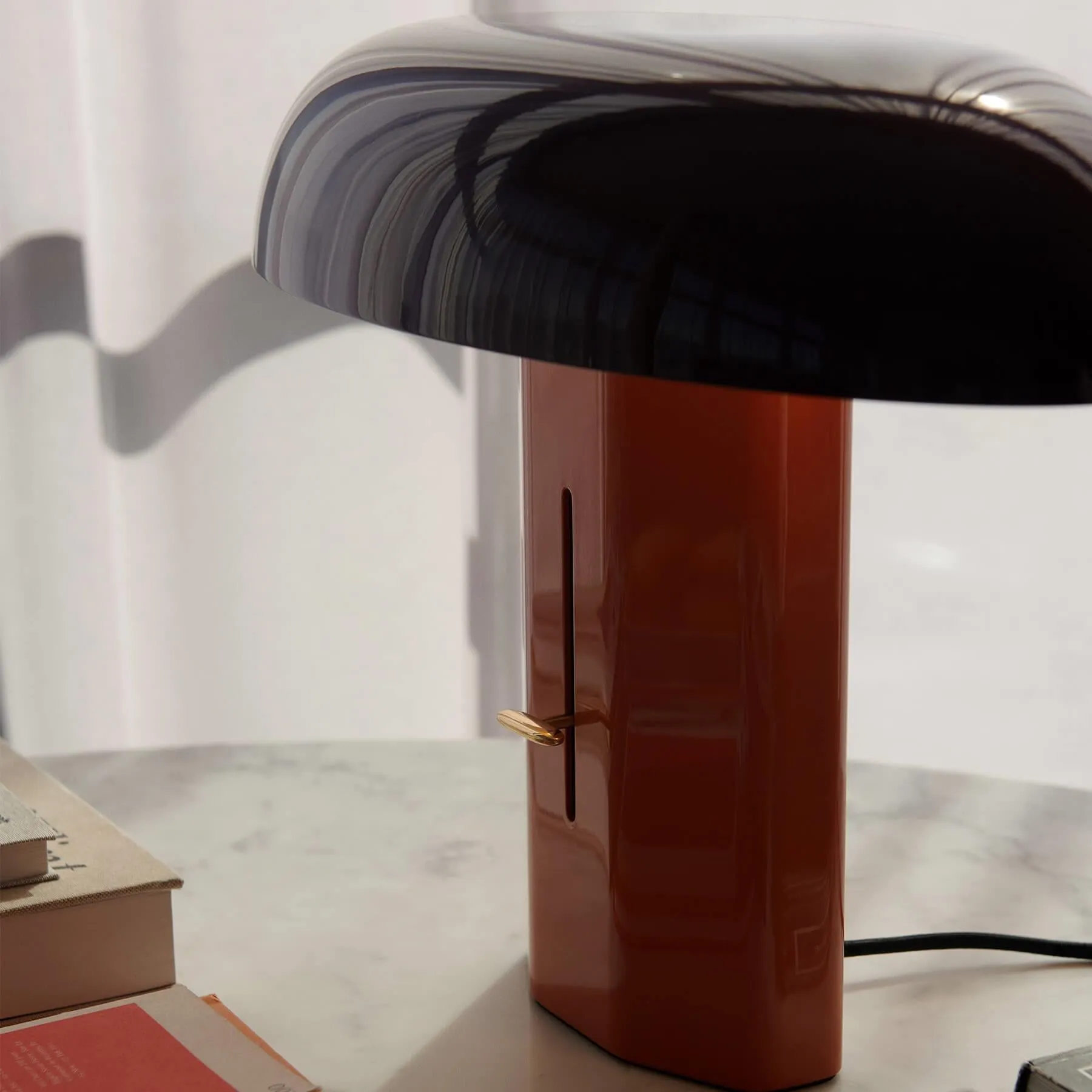 Montera Table Lamp - Amber Ruby
