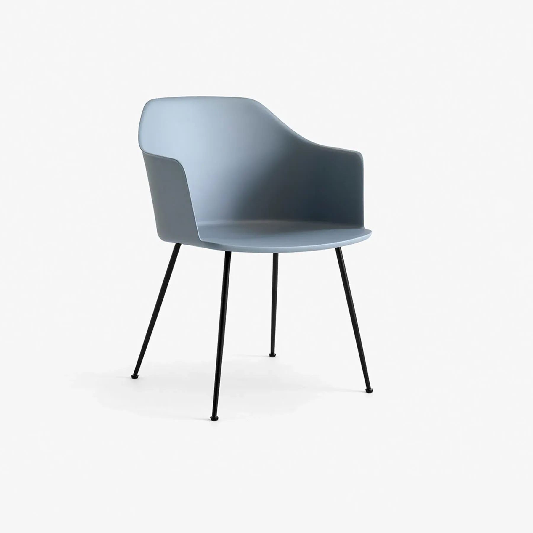 Office Chair with Back Support - Blue, Plastic