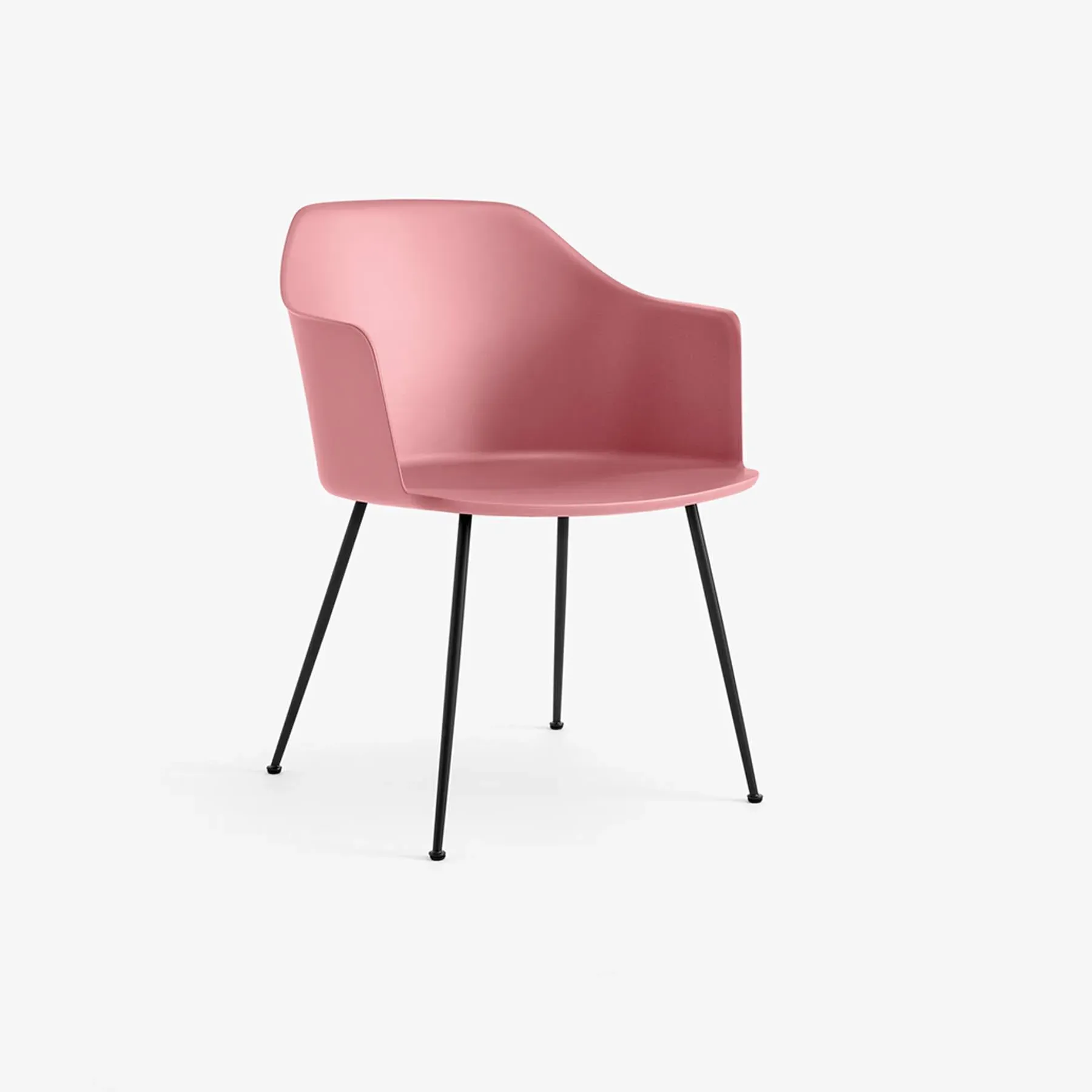 Office Chair with Back Support - Pink, Plastic