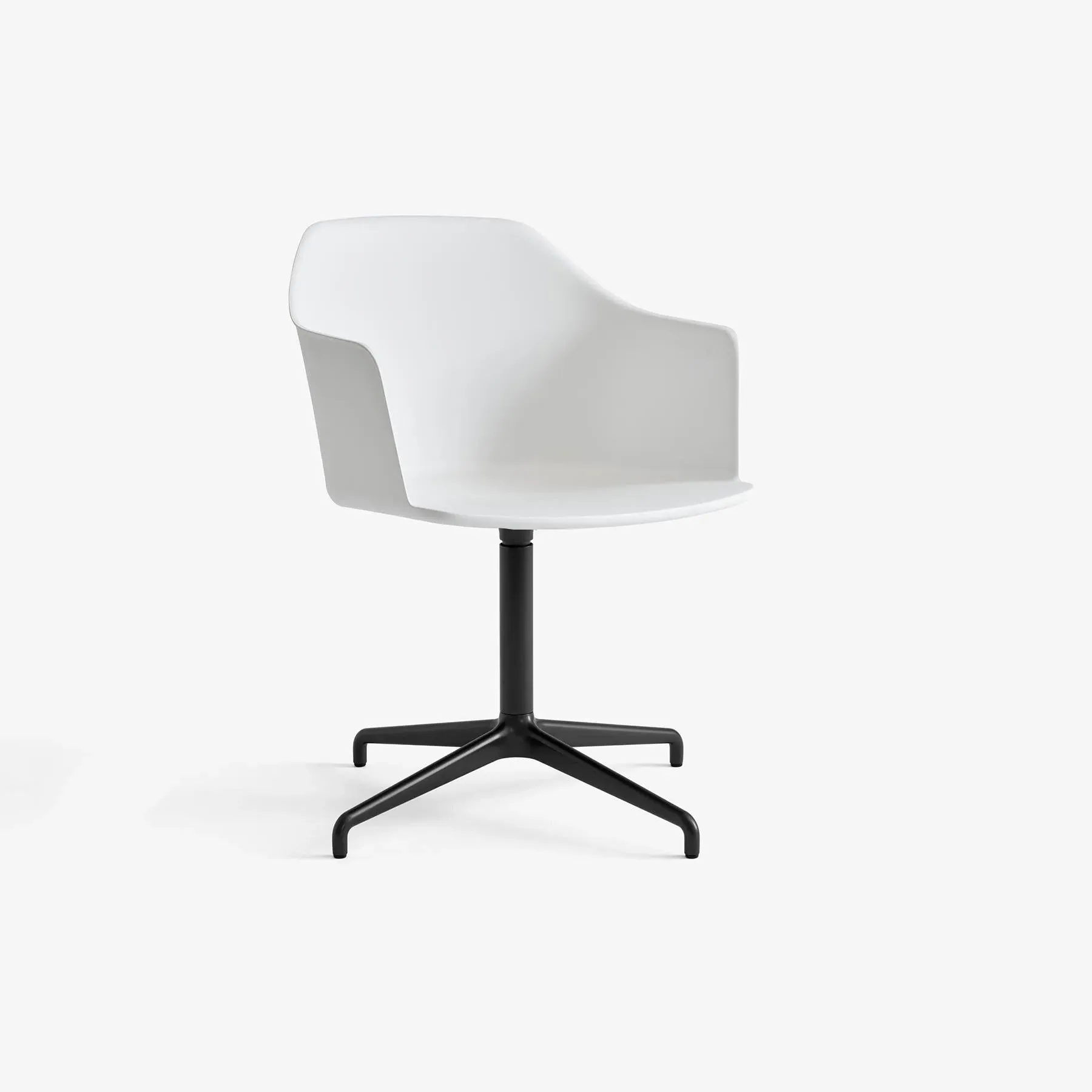 Office Chair with Ergonomic Support - White