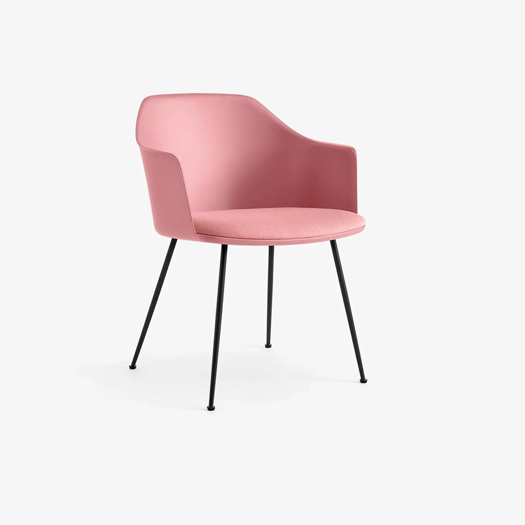 Office Chair with Foam Cushion - Red, Fabric