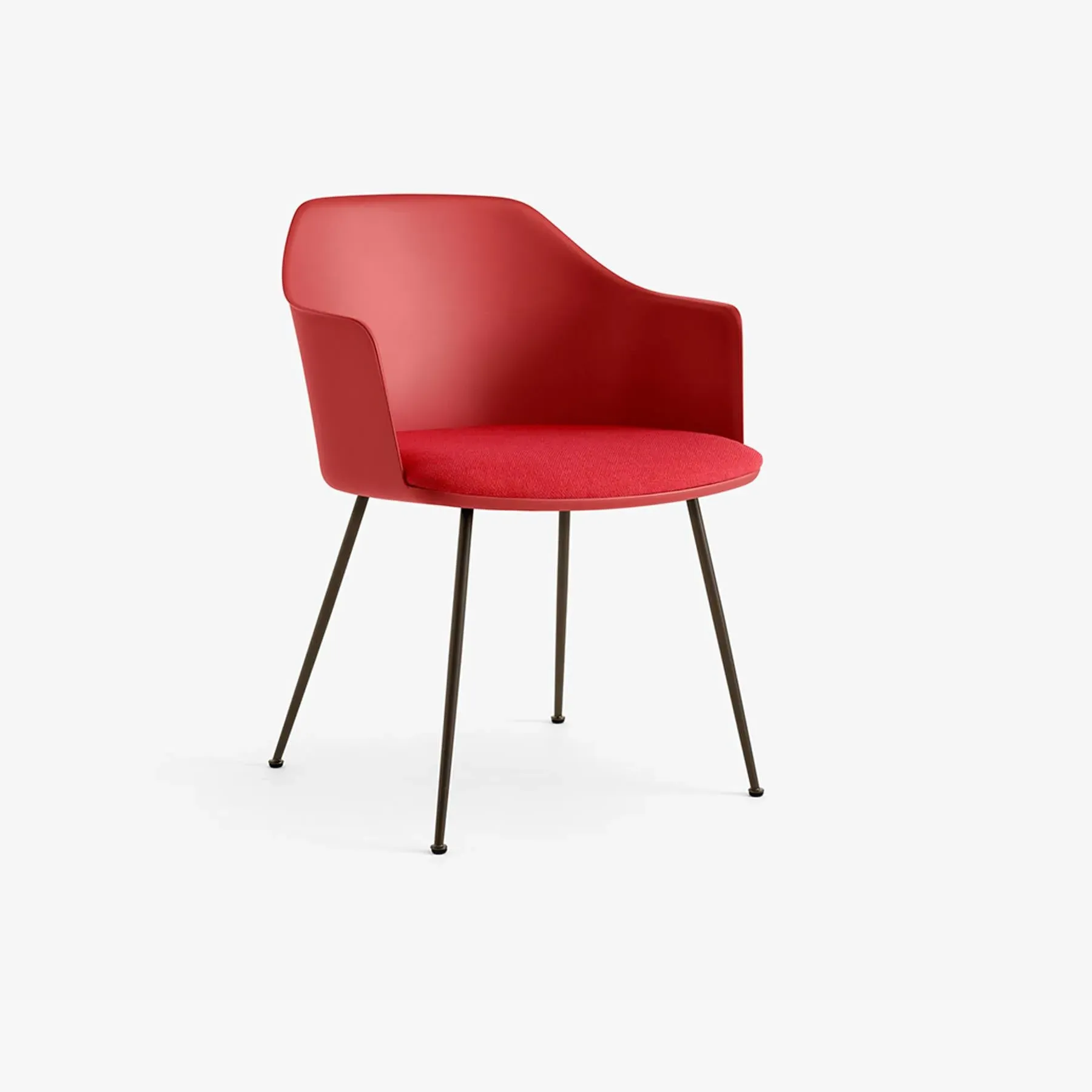 Office Chair with Foam Cushion - Red, Fabric image