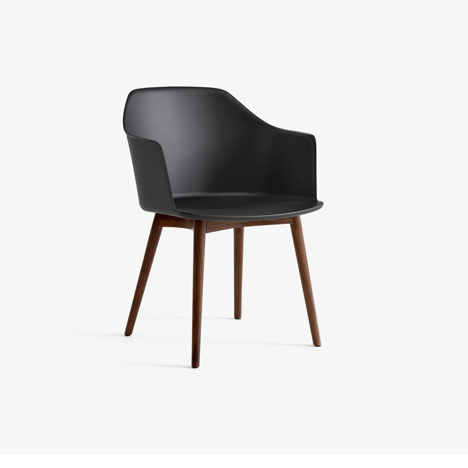 Office Chair with Wood Legs - Beige, Oak