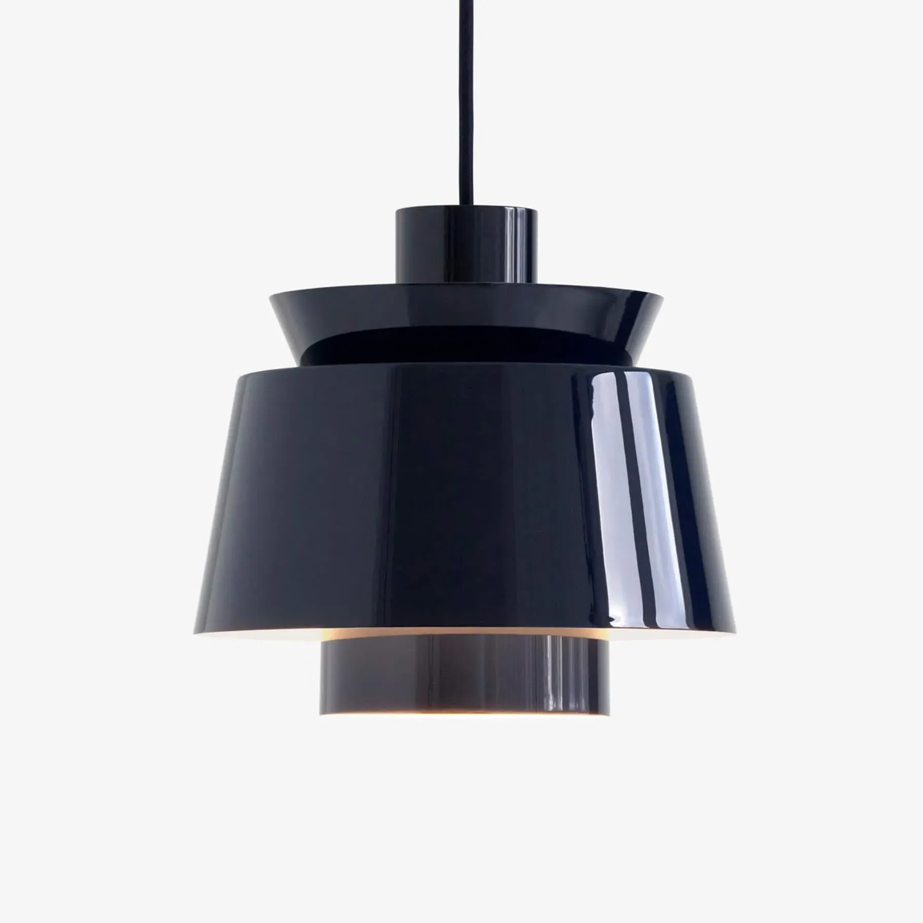 Pendant Light with Diffused Lighting - Steel Blue