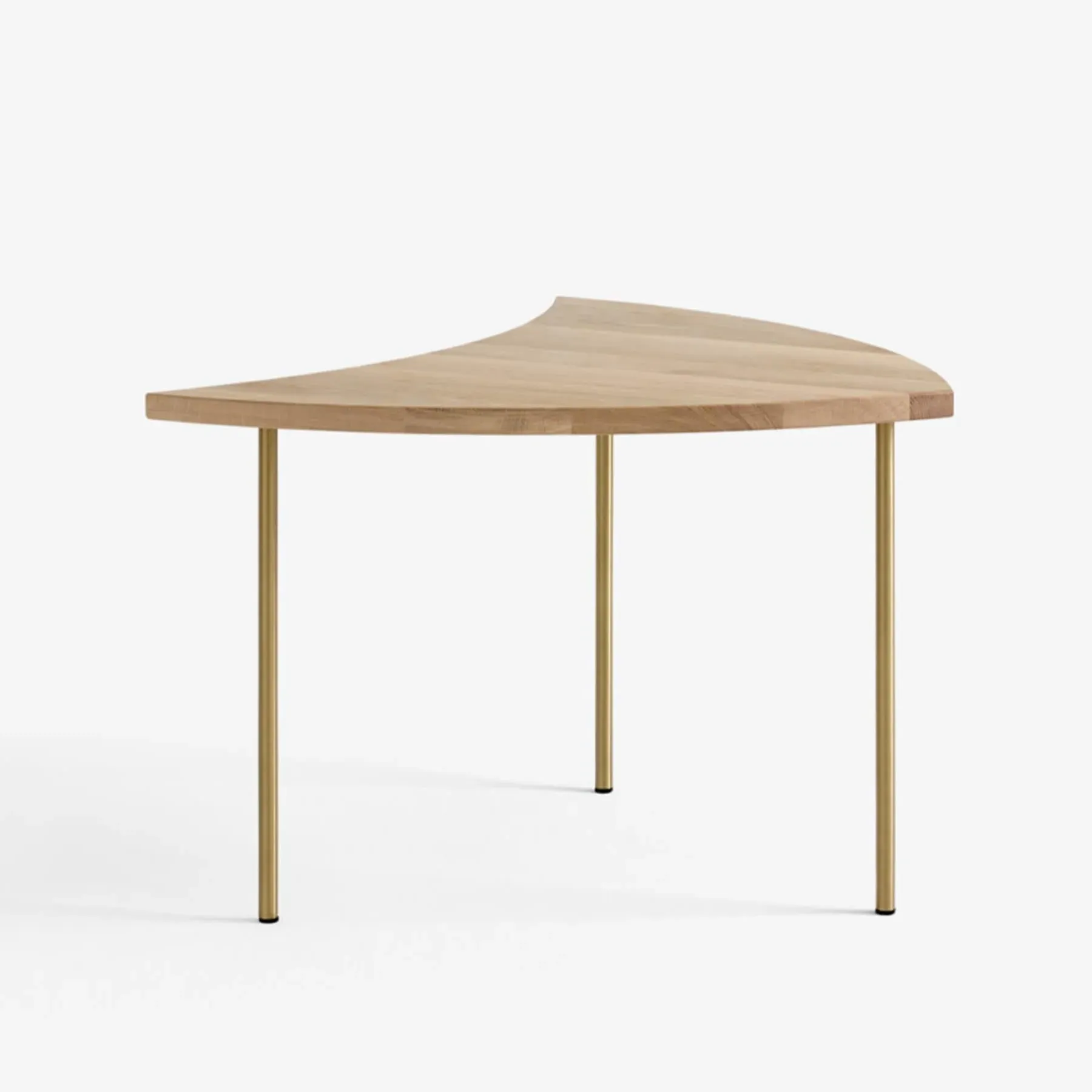 Pinwheel Coffee Table - Oak, Brass image