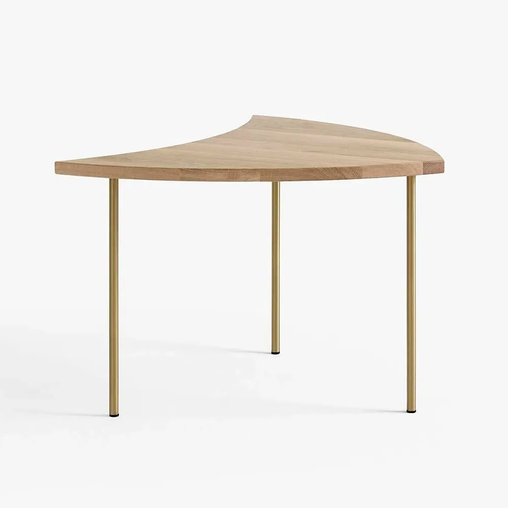 Pinwheel Coffee Table - Walnut, Brass