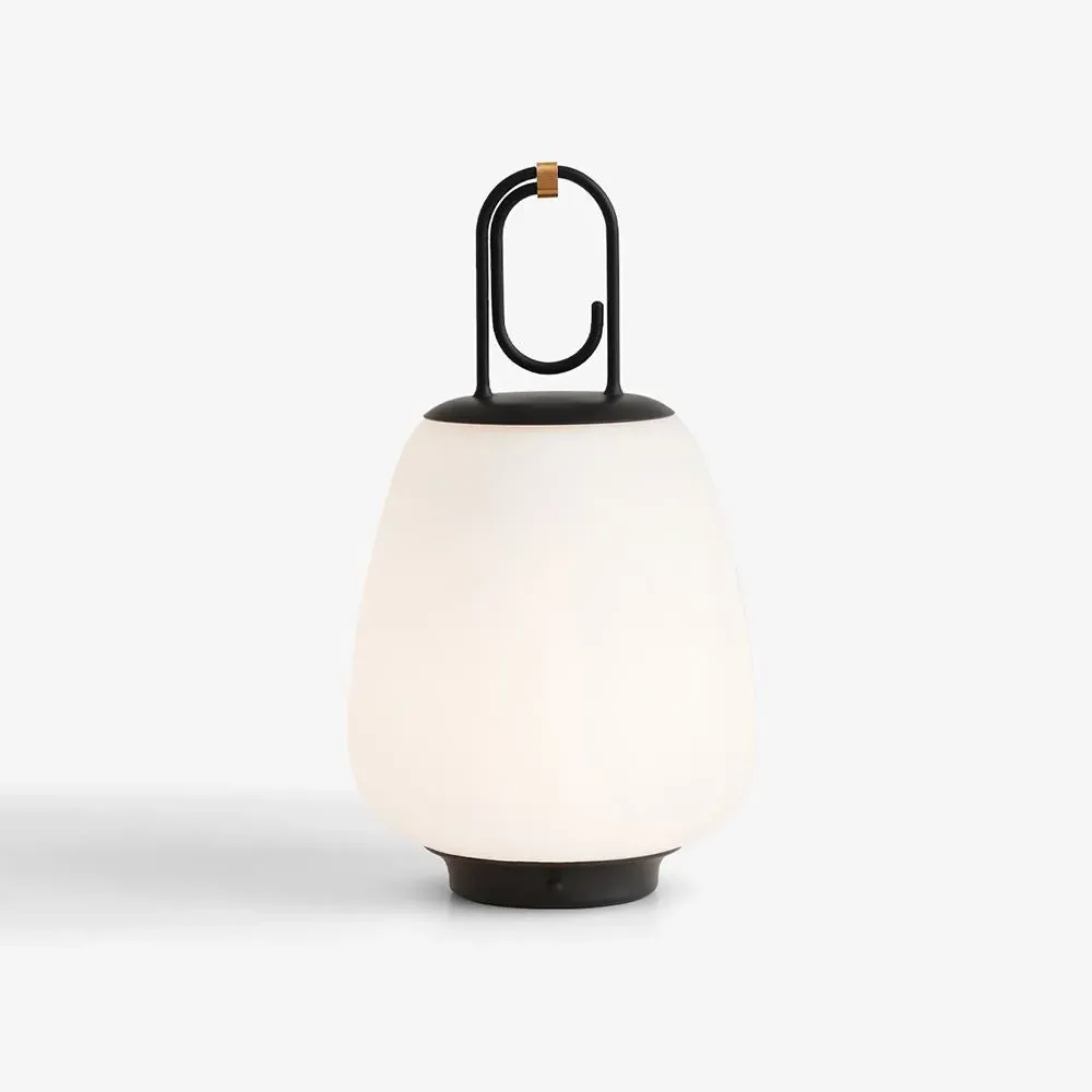 Portable Rechargeable Lamp with Hook - Black