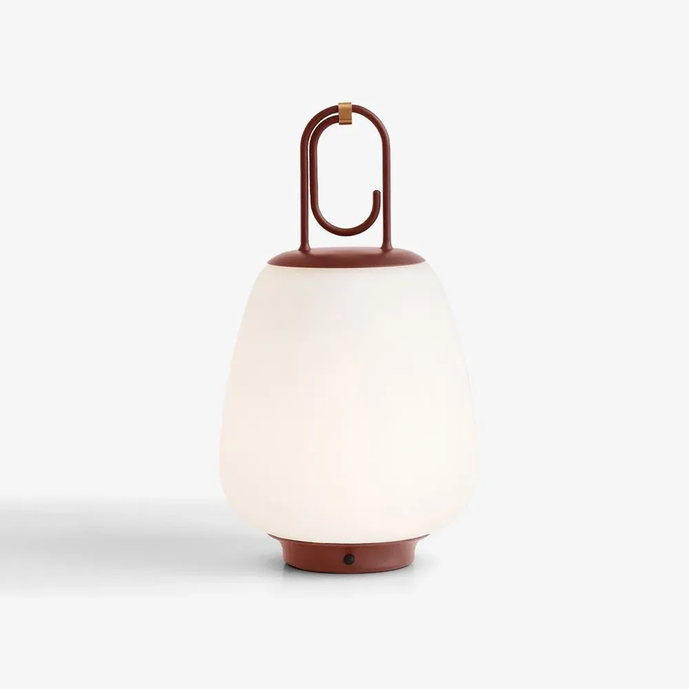 Portable Rechargeable Lamp with Hook - Maroon