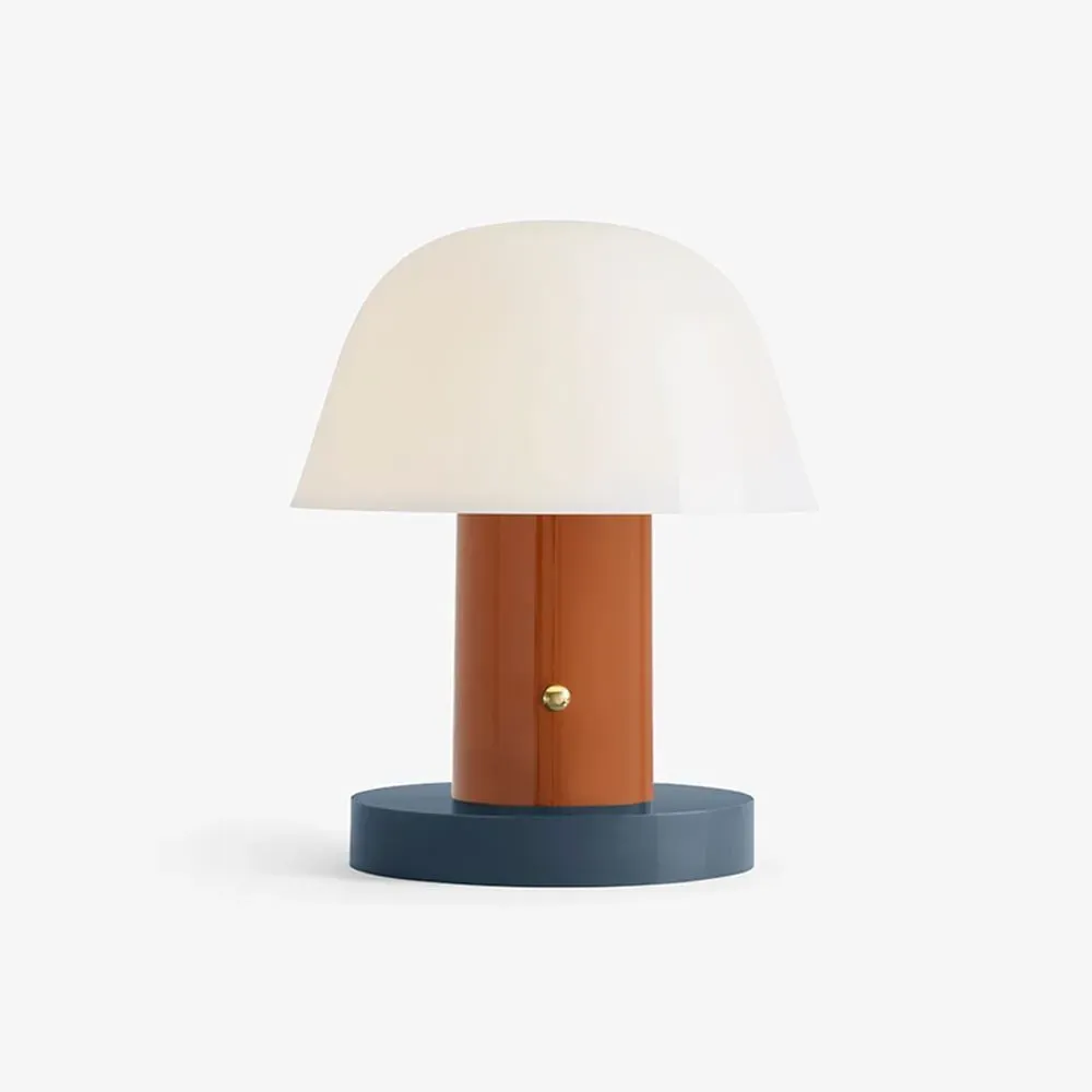 Portable Rechargeable Table Lamp - Rust