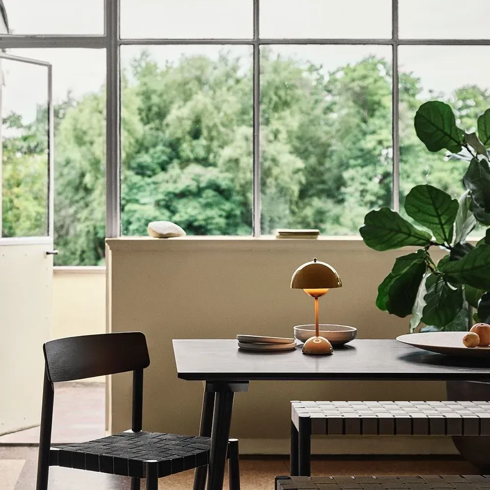 Portable Table Lamp with Touch Dimmer - Beige