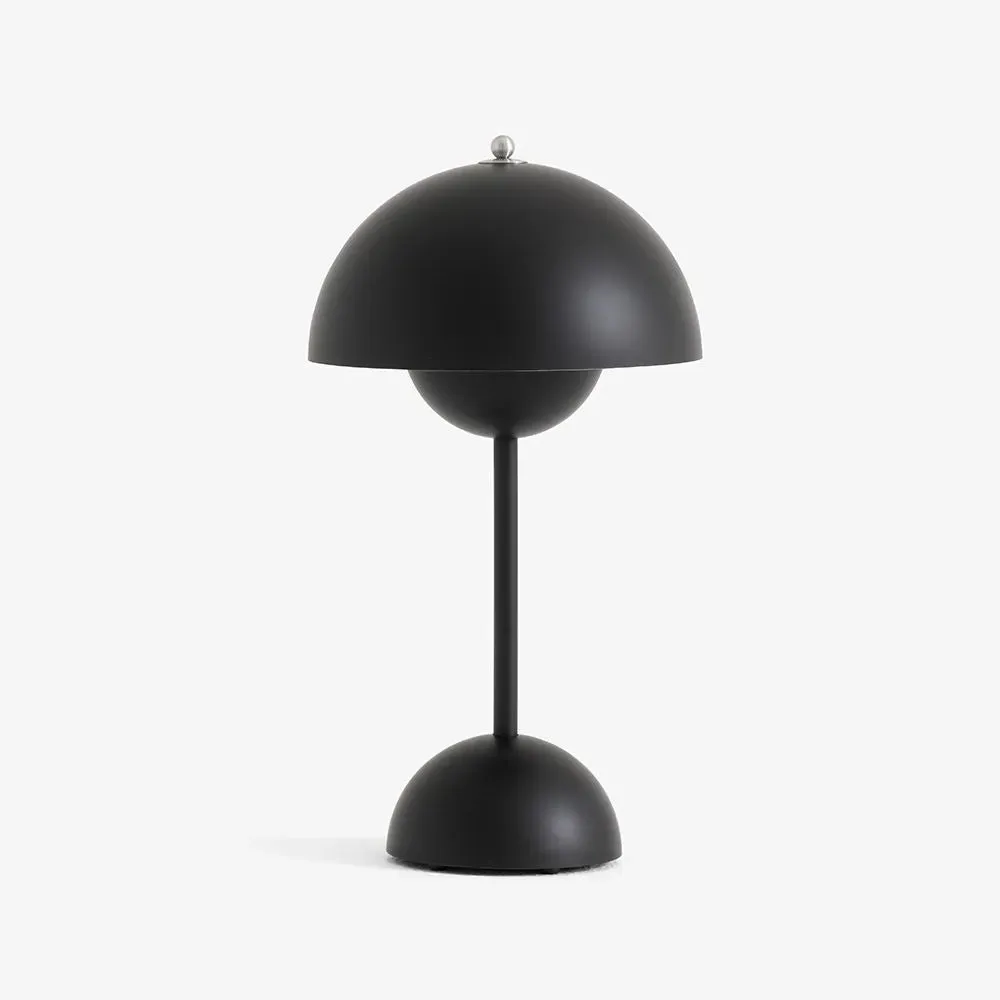 Portable Table Lamp with Touch Dimmer - Black