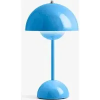 Portable Table Lamp with Touch Dimmer - Blue