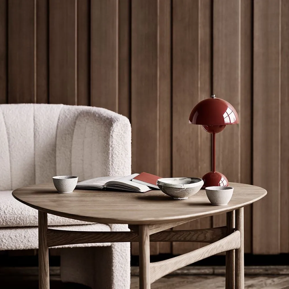 Portable Table Lamp with Touch Dimmer - Chrome