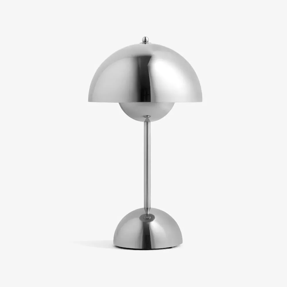 Portable Table Lamp with Touch Dimmer - Chrome