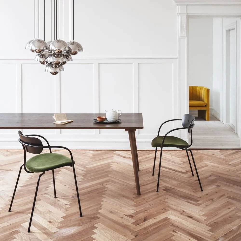 Rectangular Dining Table - Black Lacquered Oak