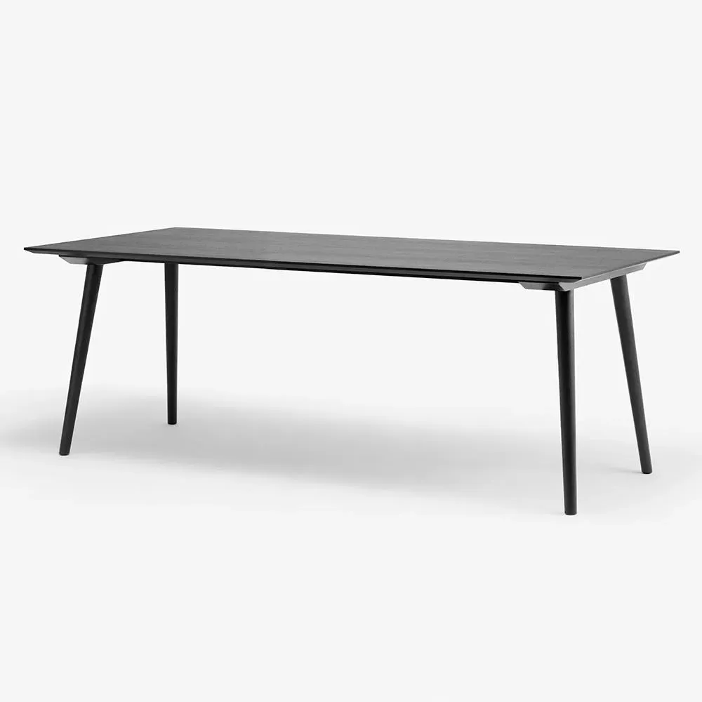 Rectangular Dining Table - Black Lacquered Oak image