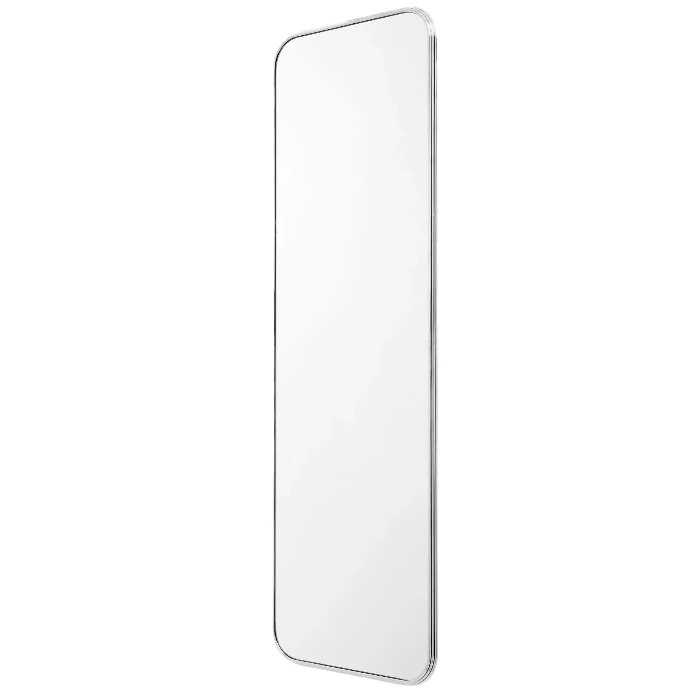 Rectangular Wall Mirror - Brass, Steel