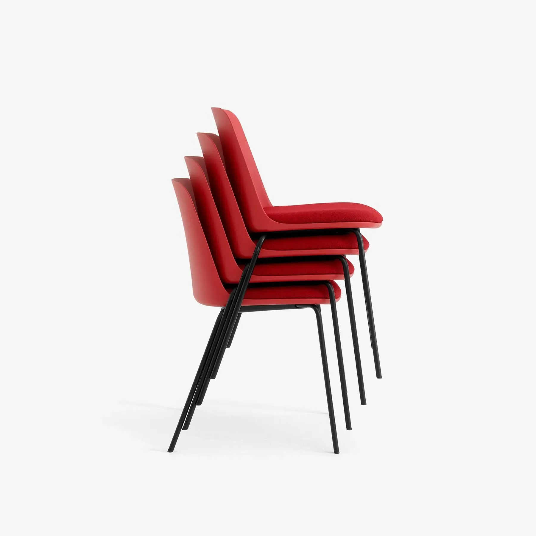 Rely Chair with Cushion - Green, Recycled Plastic