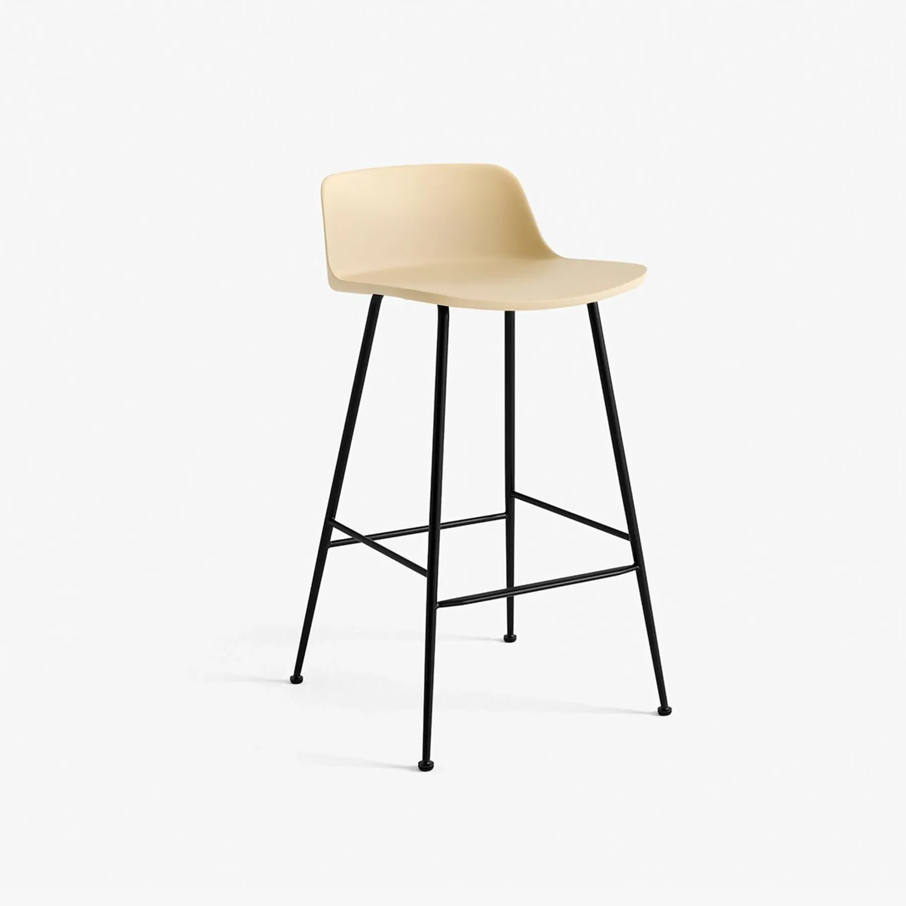 Rely HW81 HW86 Bar Stool 65cm - Stone, Recycled Plastic