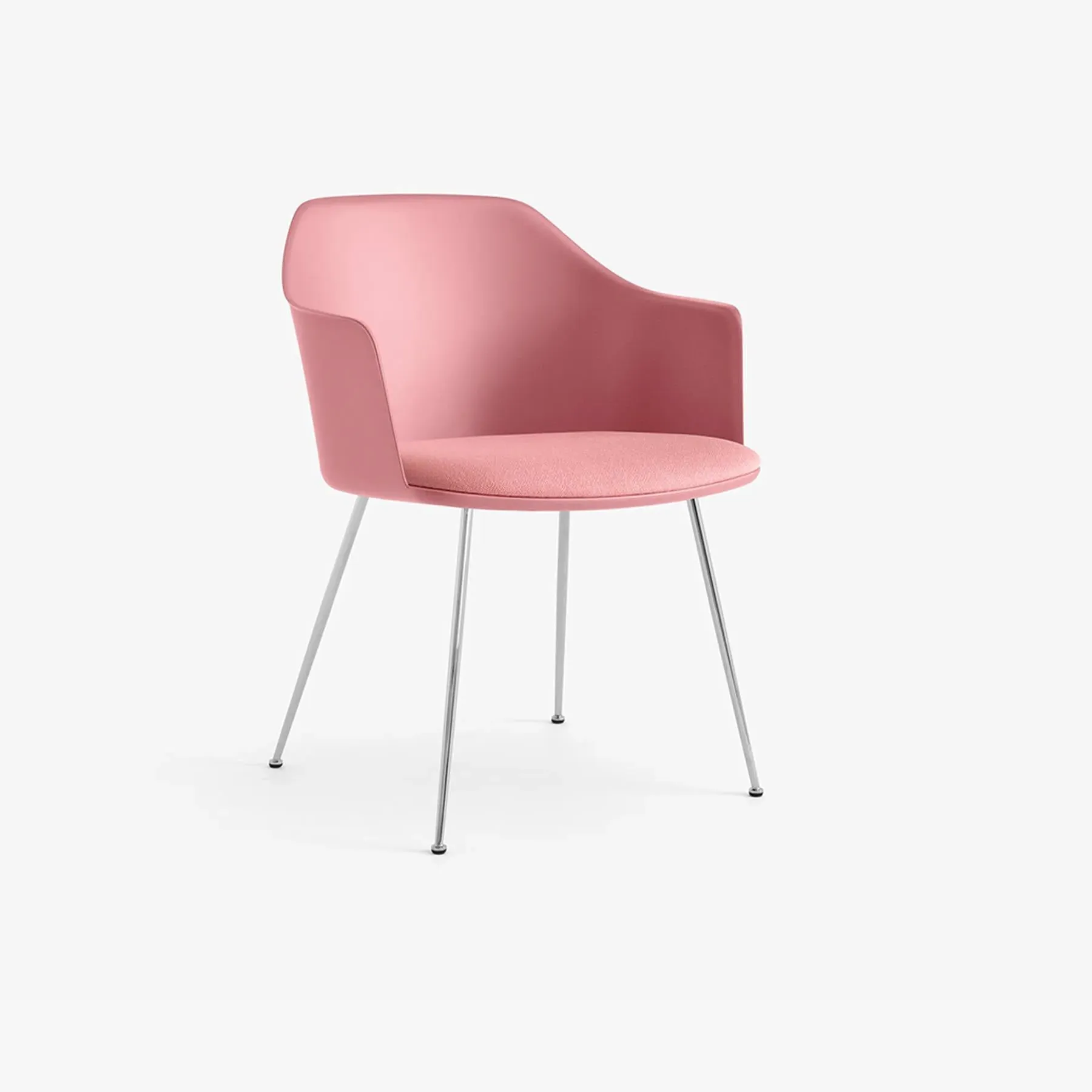 Rely Office Chair with Foam Cushion - Pink, Fabric