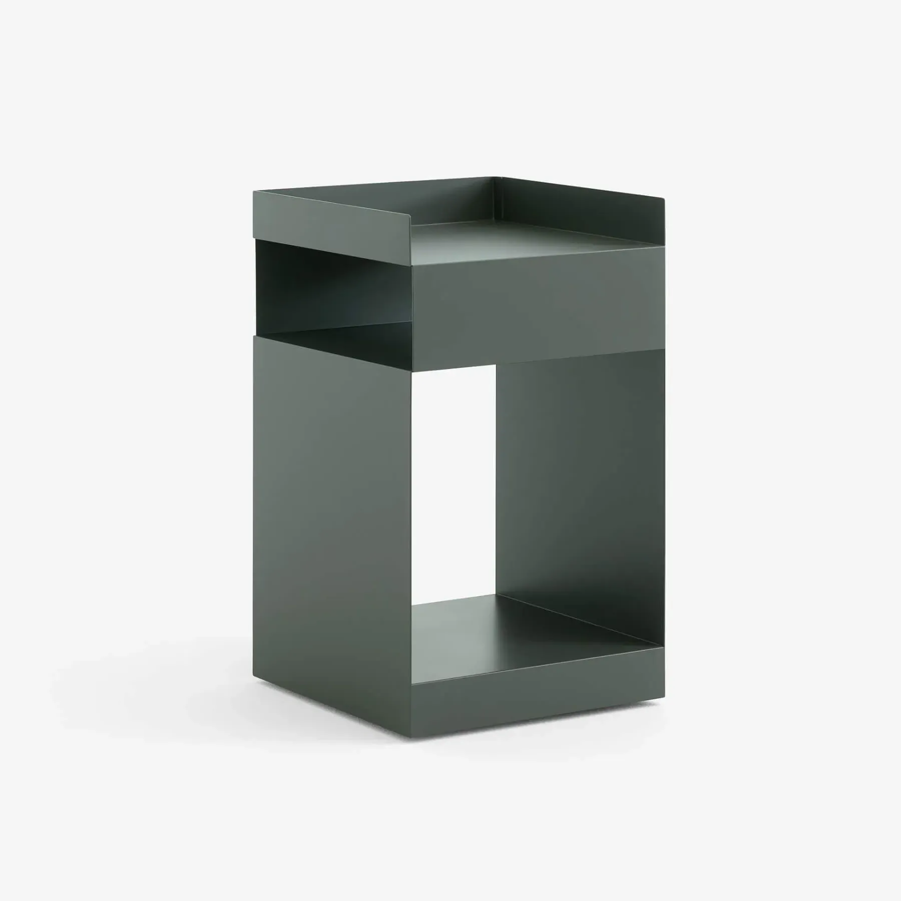 Rotate Side Table with Wheels - Hunter image