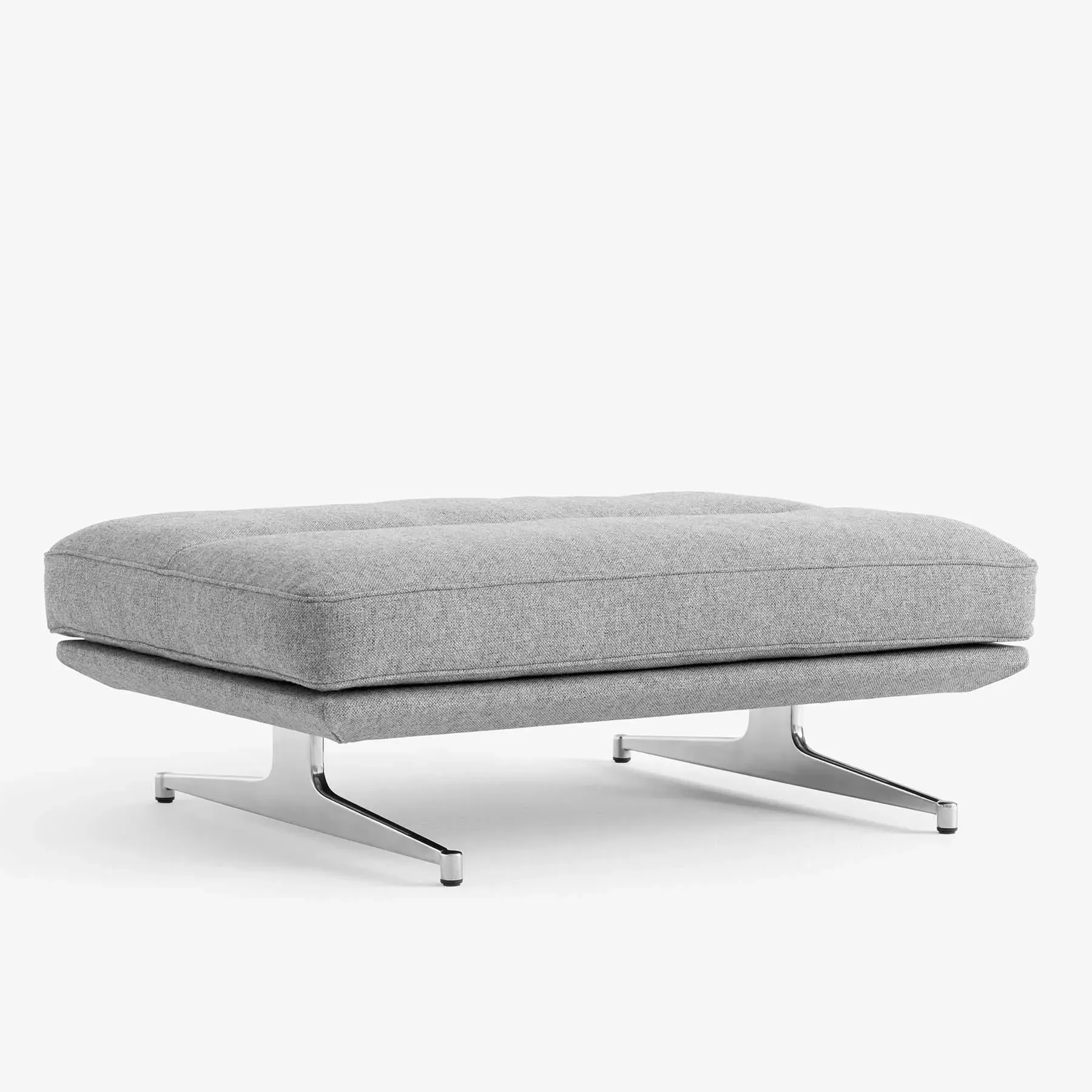 Round Pouf with Aluminium Base - Hallingdal image