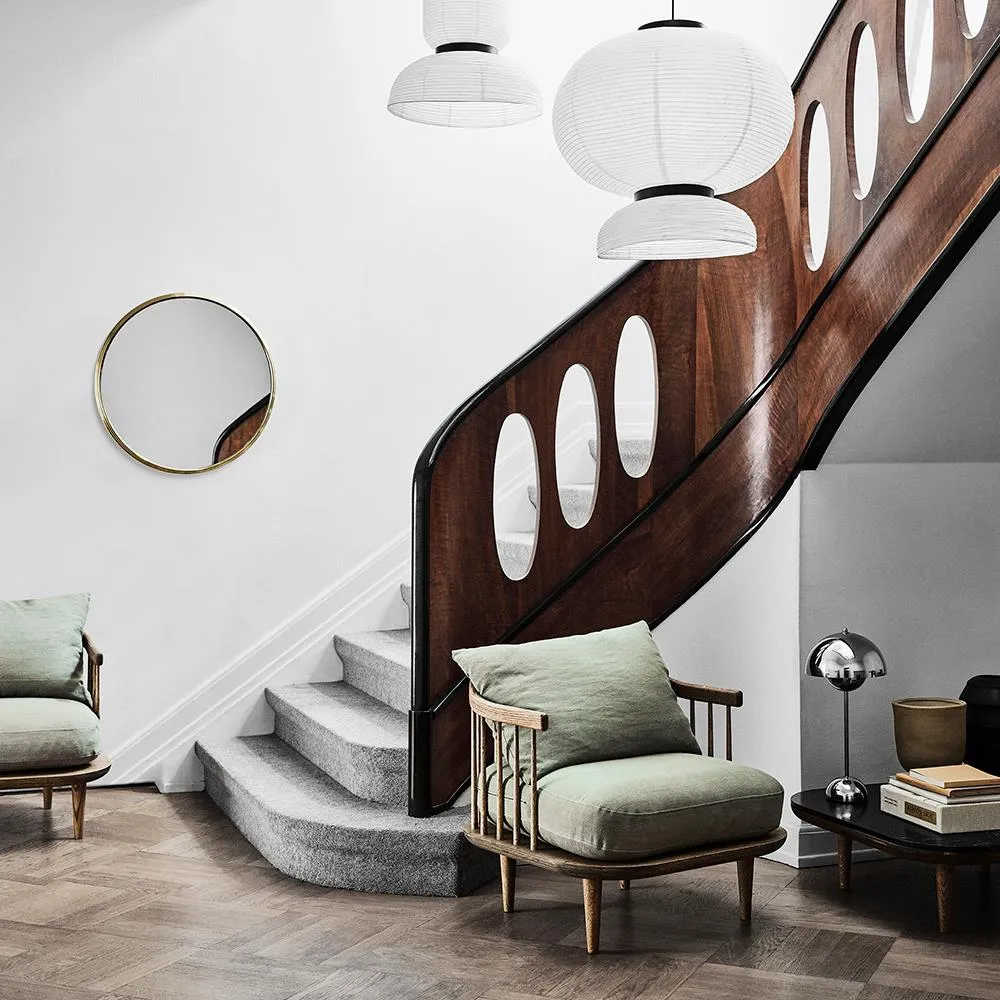 SC1 Fly Lounge Chair - Karakorum 001, Smoked Oak