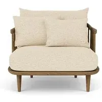 SC1 Fly Lounge Chair - Karakorum 001, Smoked Oak