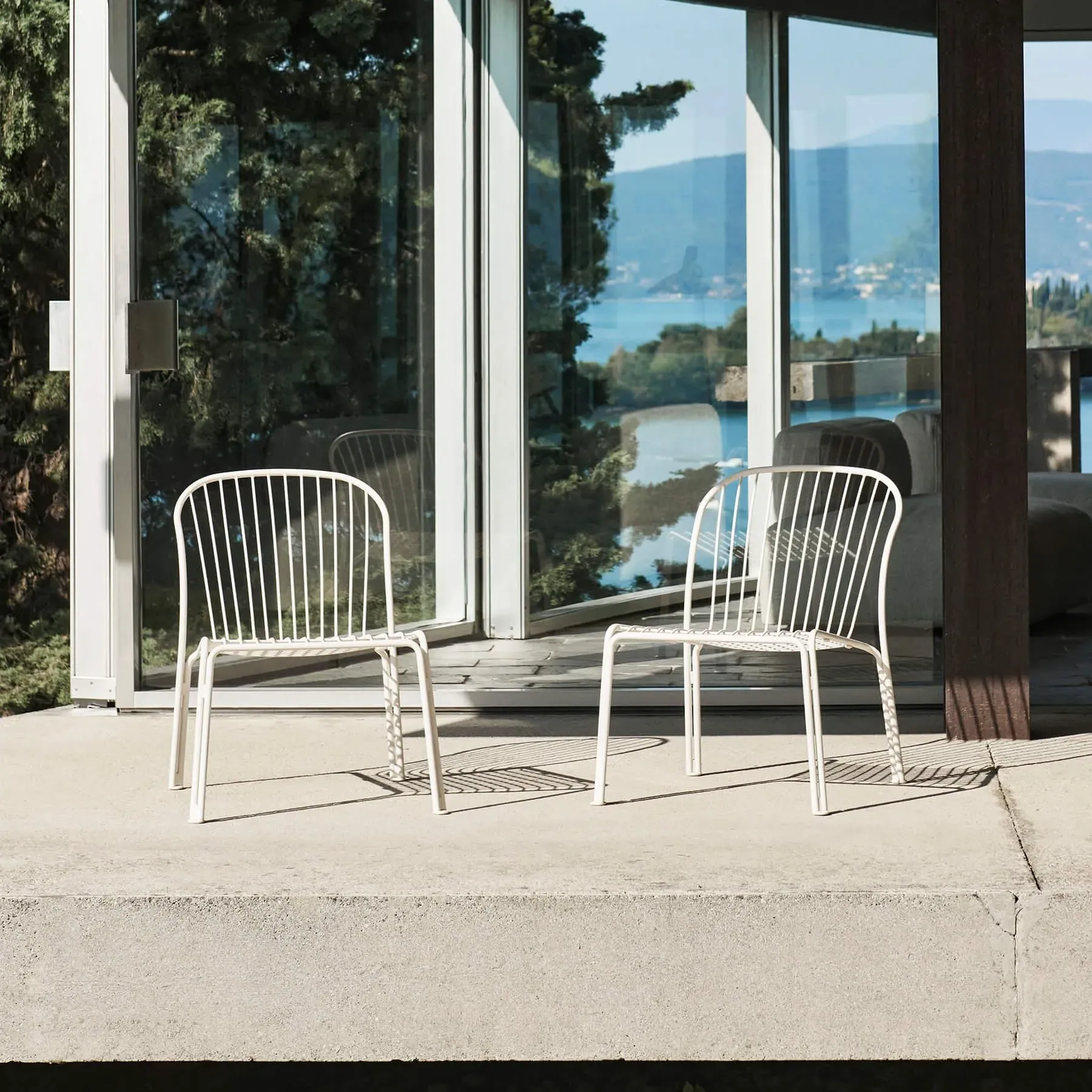 SC100 & SC101 Thorvald Stackable Garden Chair - Bronze Green