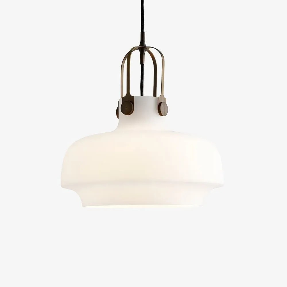 SC7 Pendant Light with Diffuser - Opal Glass