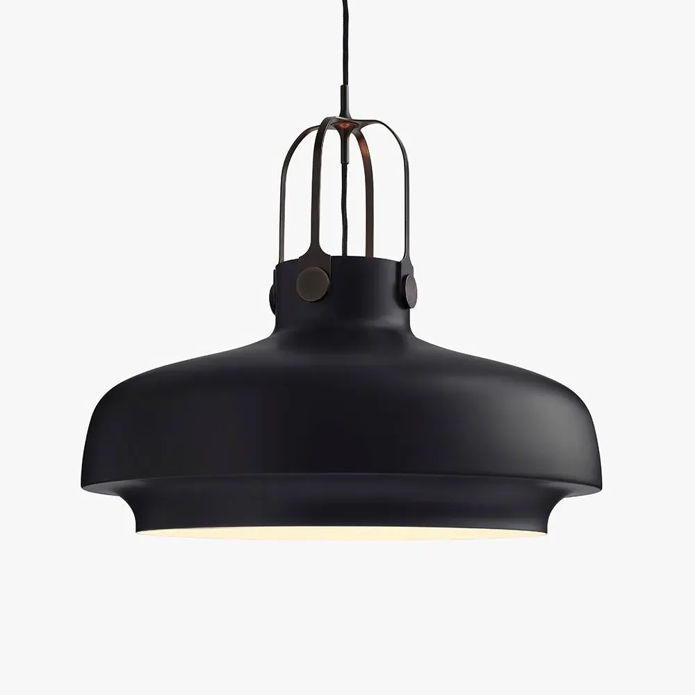 SC8 Pendant Light with Diffuser - Black, Metal