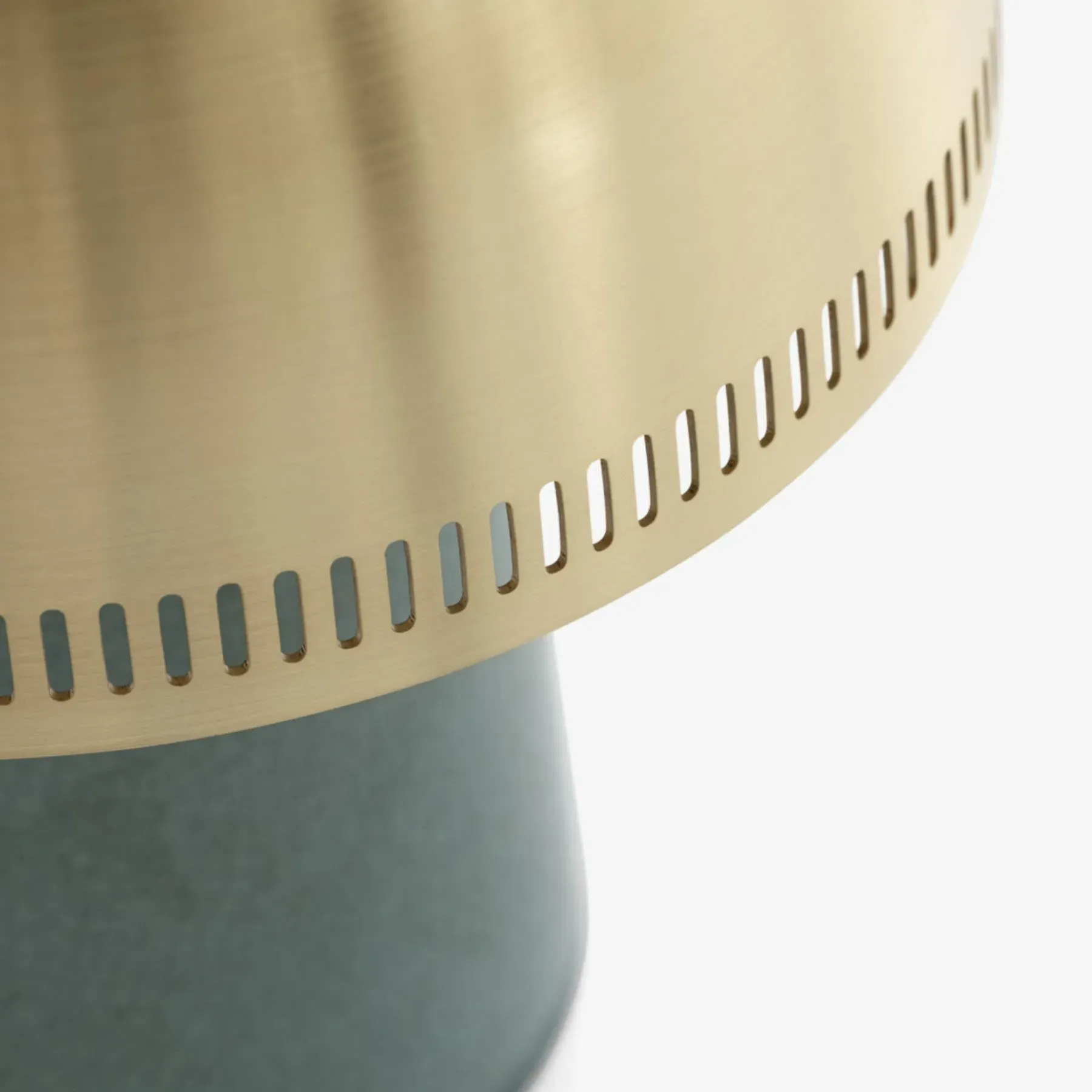 SH8 Raku Portable Table Lamp - Beige Grey, Ceramic