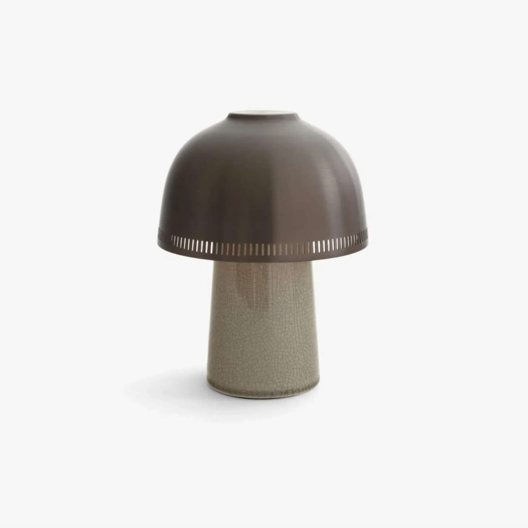 SH8 Raku Portable Table Lamp - Blue Green, Ceramic